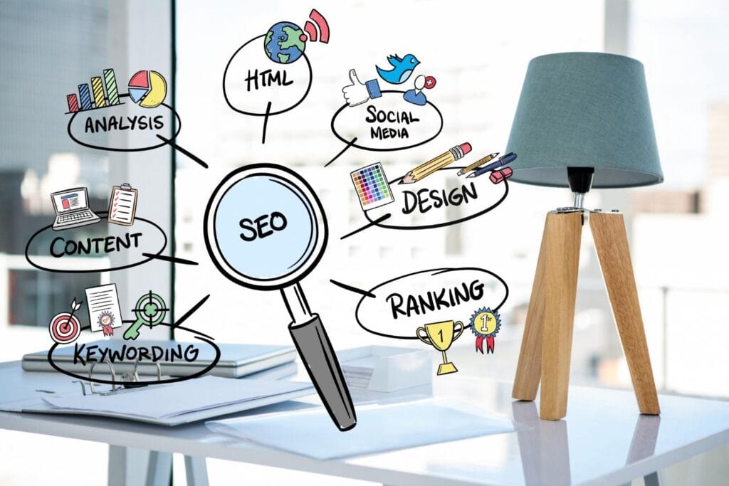 SEO strategy workspace focused on content optimization and search visibility