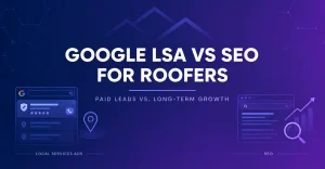 local service ads vs seo roofing